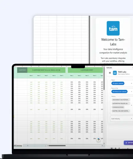 TamLabs Excel Office Add-in for Market Data Analysis