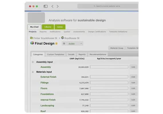 Lifecycle Assessment Software