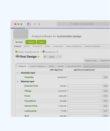 Life Cycle Assessment software